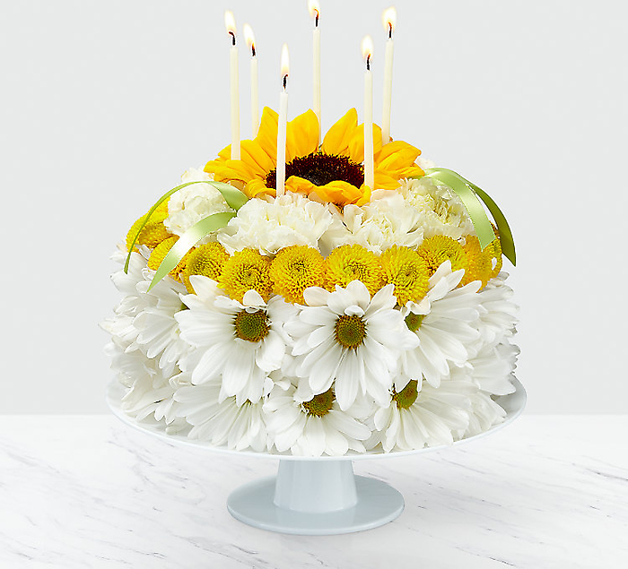 Birthday Smiles â„¢ Floral Cake